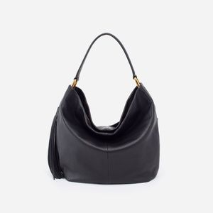Black HOBO International Meridian Handbag